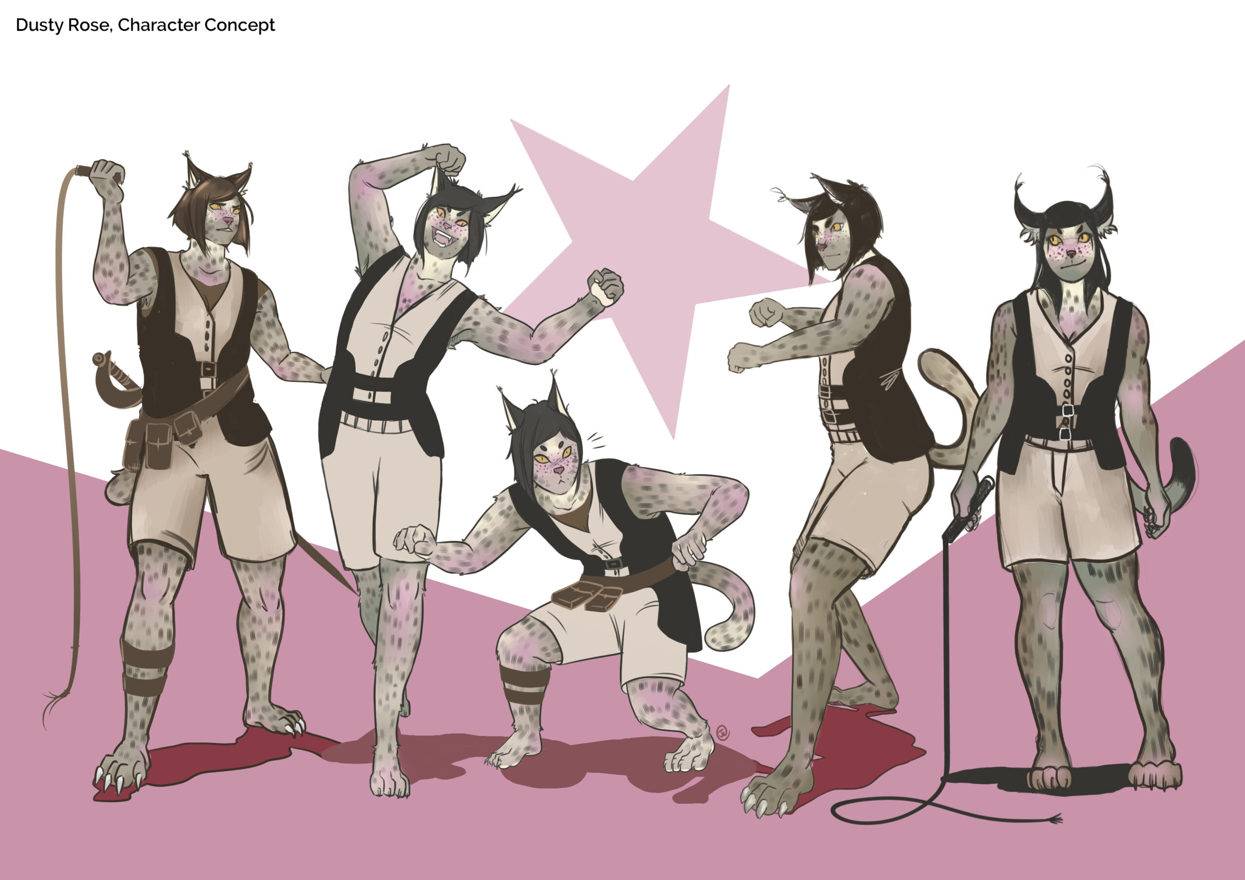 Character Design: Dusty Rose